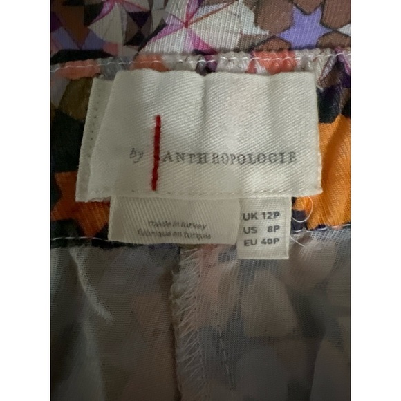 Anthropologie Multicolor Floral Pants - Picture 2 of 3